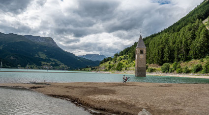 lago di resia - 3laender enduro trails - turismo mtb - cover