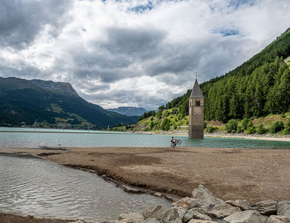 lago di resia - 3laender enduro trails - turismo mtb - cover