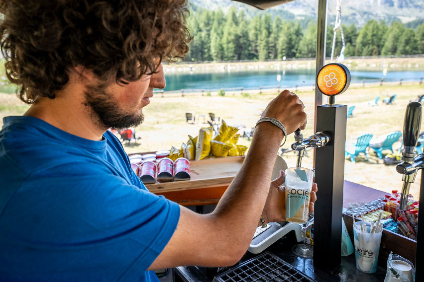 Experience Pila Bikeland - La Societé birra