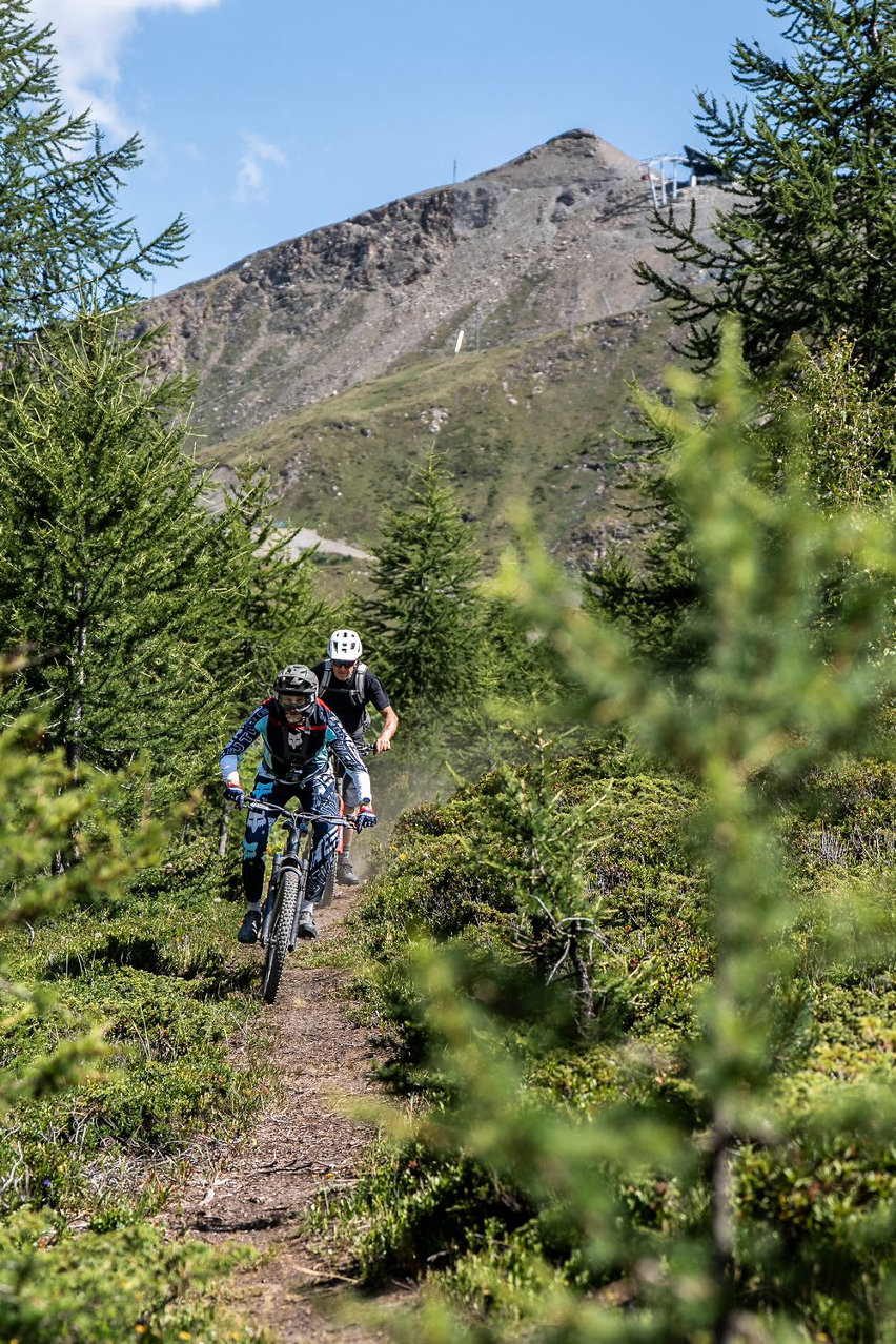 Experience Pila Bikeland - riding alpino