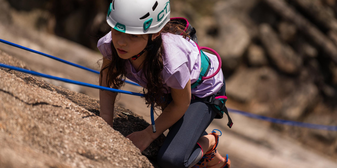 L’attrezzatura da arrampicata Climbing Technology per bambini