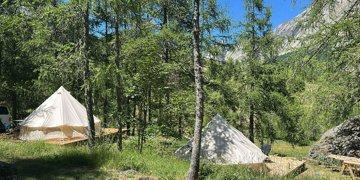 Glamping d’autore in Val Maira: tende Nordisk alla Locanda Mistral