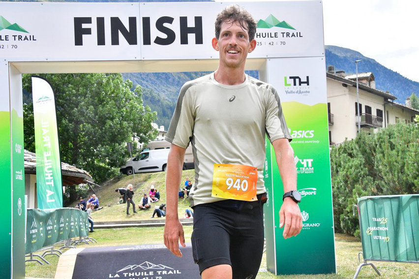 Paolo Dellavesa La Thuile Trail con ASICS