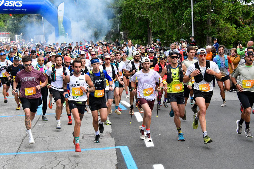 Paolo Dellavesa La Thuile Trail con ASICS