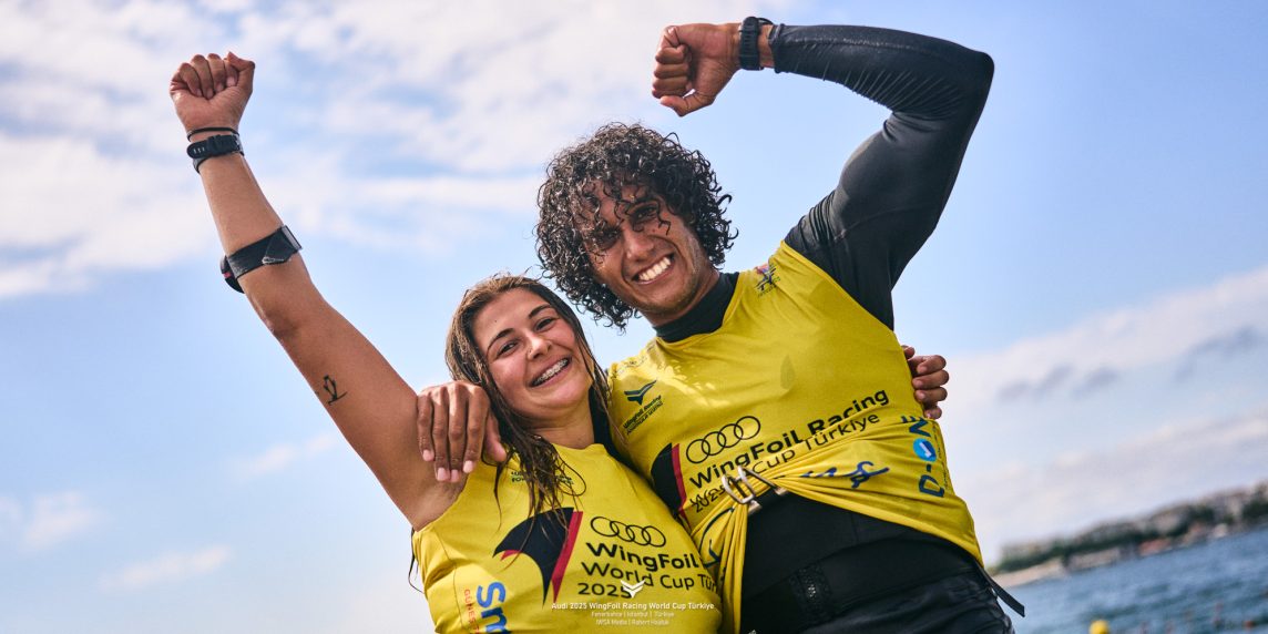 WingFoil Racing Istanbul, Double Gold for Italy