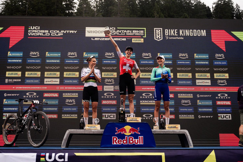 world cup xco 2025 lenzerheide - podio elite women