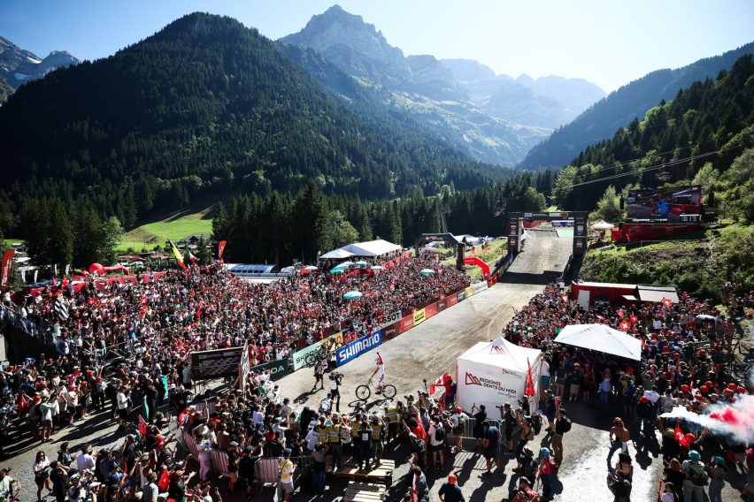 mondiali dh 2025 champery - arrivo Goldstone