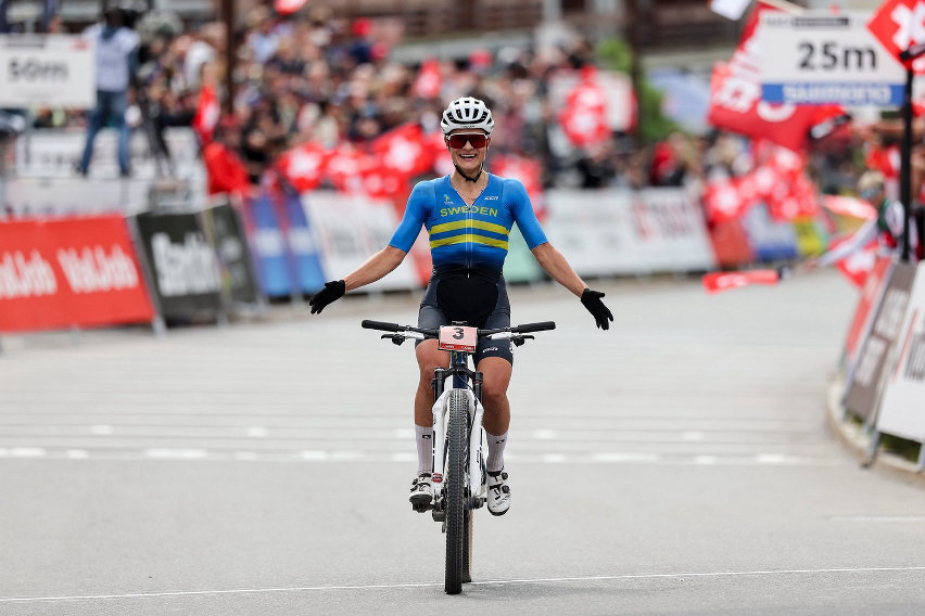 mondiali mtb 2025 - xco elite women - rissveds - cover