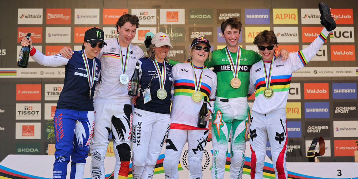 Höll e Goldstone incoronati ai Mondiali DH 2025 di Champéry
