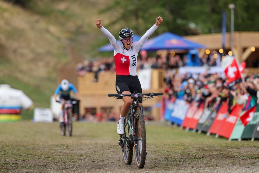 mondiali mtb xc short track 2025 risultati - keller arrivo
