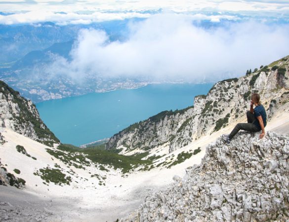 Coricato ad est del Garda, Trekking sull’Alta Via del Monte Baldo