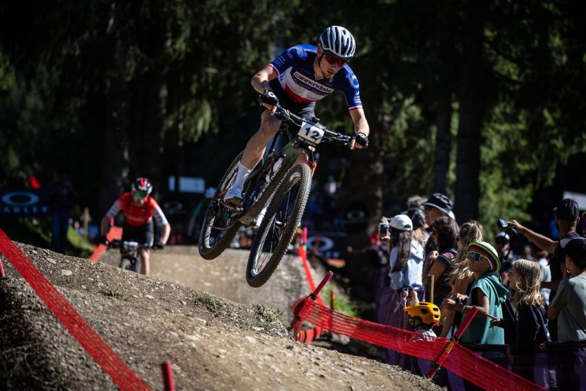 coppa del mondo xco les gets 2025 - luca martin gara