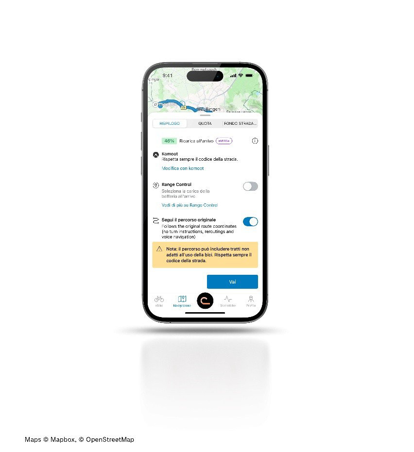 bosch ebike flow app update 1.30 - navigazione 02