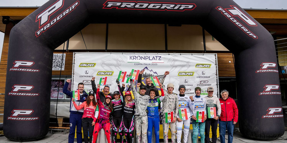 Plan de Corones festeggia i vincitori della Coppa Italia DH 2025