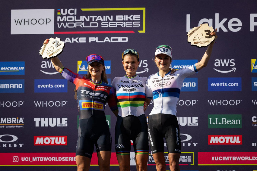world cup xco lake placid 2025 - podio elite women