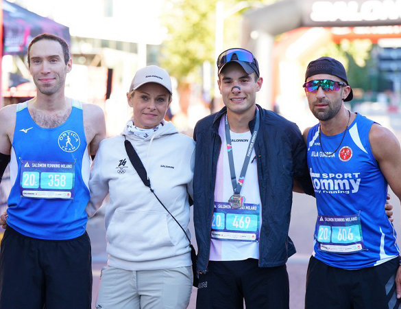 Salomon Running Milano podio maschile 20k