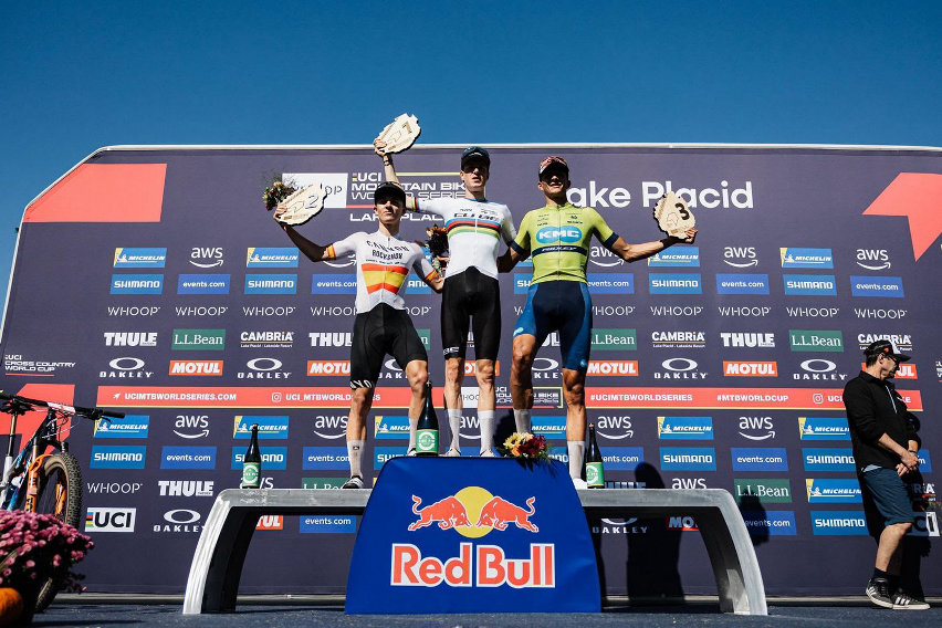 world cup xco lake placid 2025 - podio u23 men