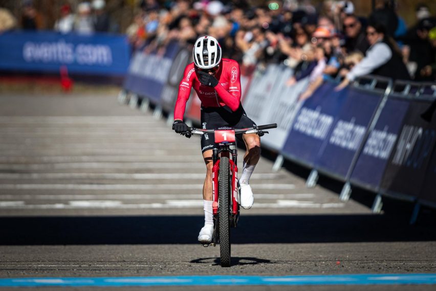 world cup xco mont-sainte anne 2025 - maxwell arrivo