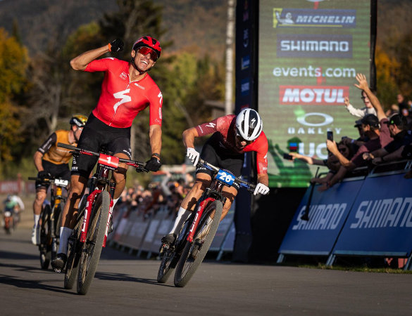 world cup xcc lake placid 2025 - elite men arrivo