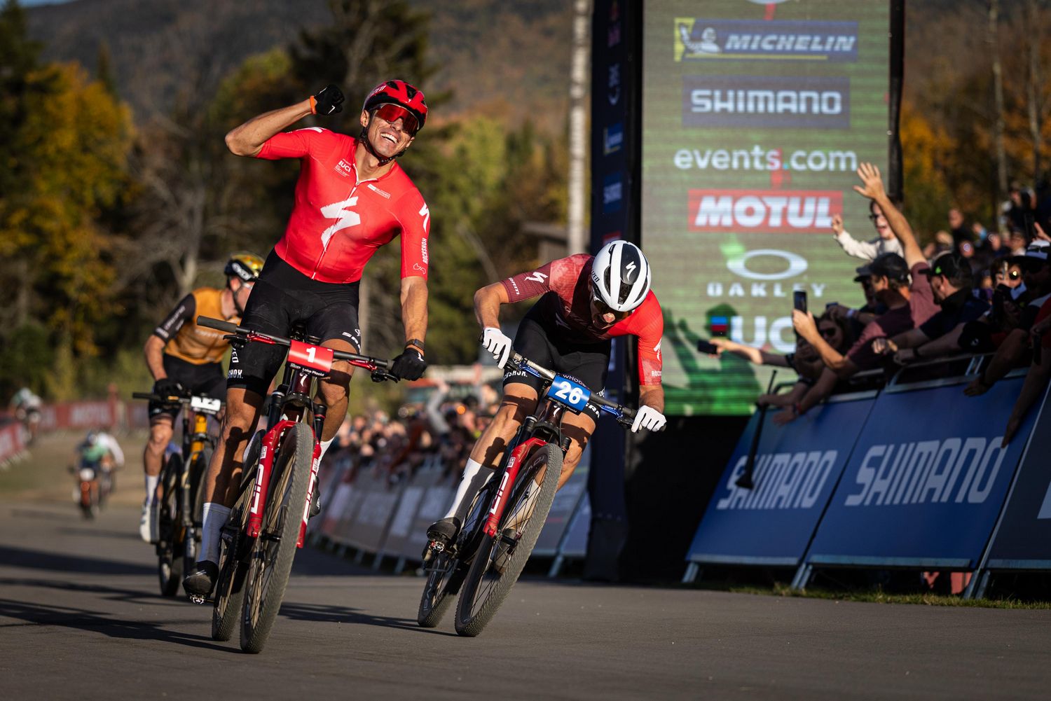 world cup xcc lake placid 2025 - elite men arrivo