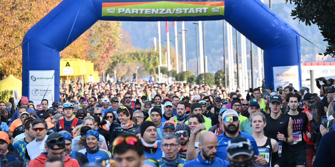 XIV Lago Maggiore Marathon: trionfi e bellezza sul lungolago