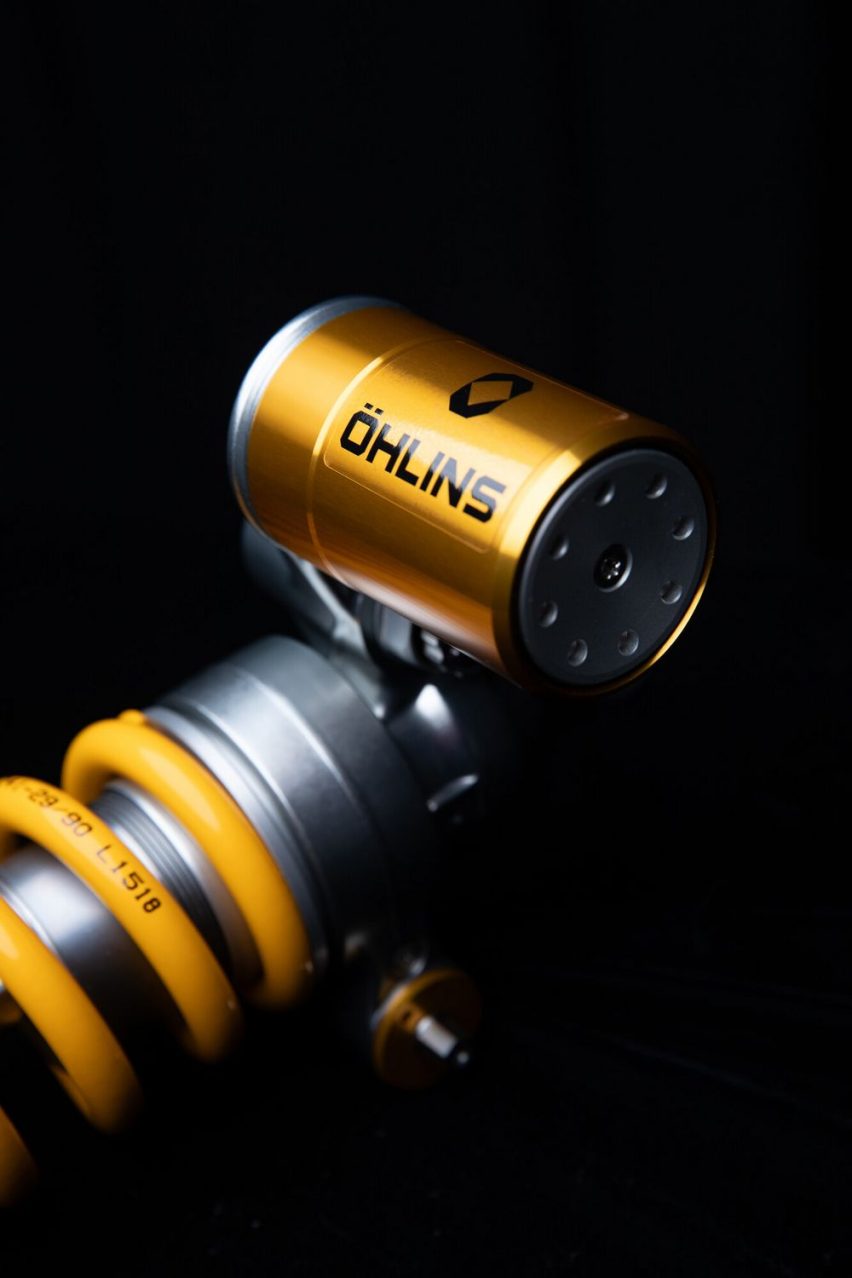 Öhlins nuova identità visiva - ammortizzatore