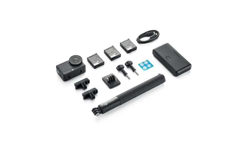 DJI Osmo Action 6 - action cam apertura variabile e sensore 1" - kit 02
