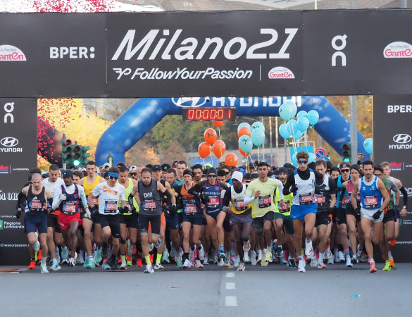 Milano21, 15.000 runner accendono la città