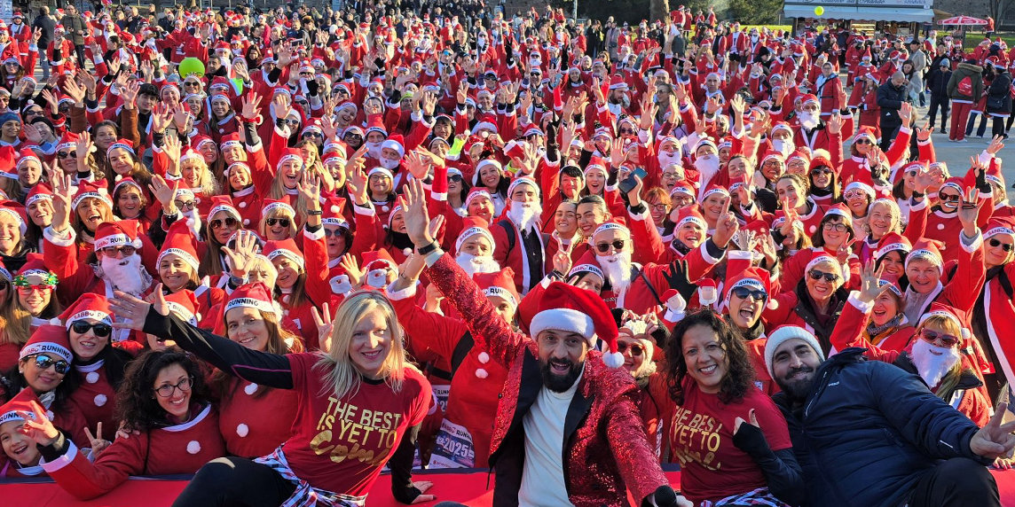 Babbo Running, in 5.000 a colorare le strade di Milano!