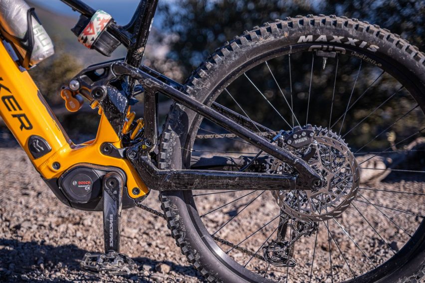 mondraker level xr - test emtb - carro posteriore