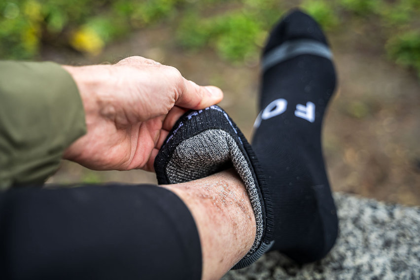 fox ranger water - test calze mtb impermeabili - 03