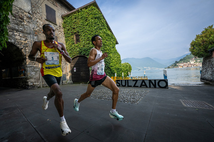 lago d'iseo 21k half marathon foto Marco Gulberti