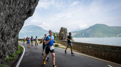 lago d'iseo 21k half marathon foto Marco Gulberti
