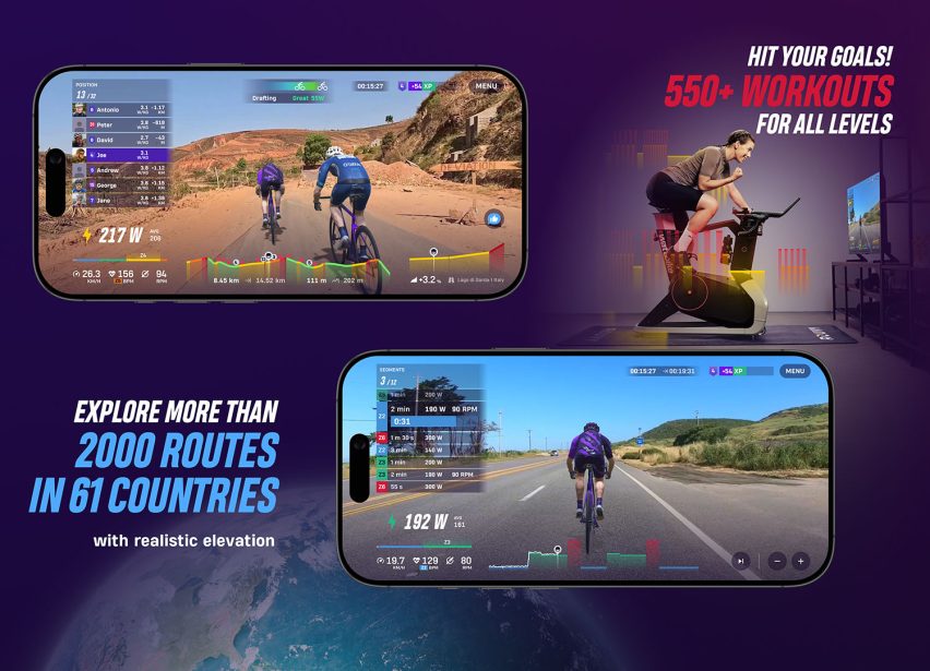 migliori app per il ciclismo - rouvy 01