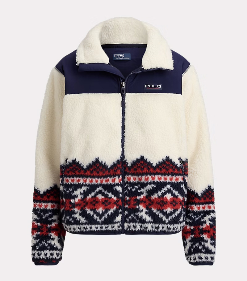 Fleece Full Zip High Pile Team USA