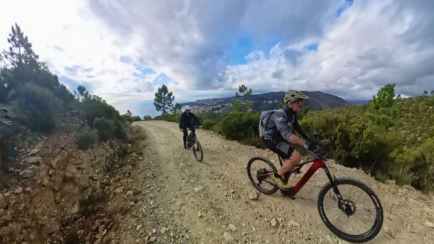varazze in e-bike con insta360 x4 air - 03