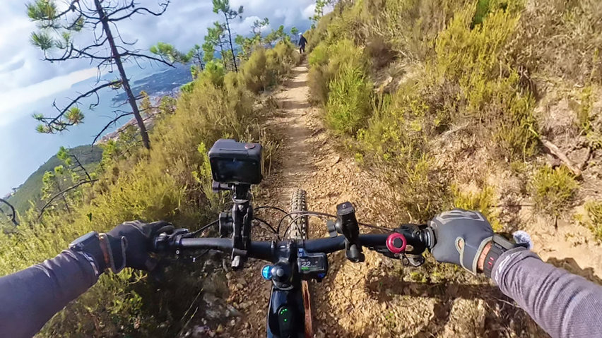 varazze in e-bike con insta360 x4 air - 13