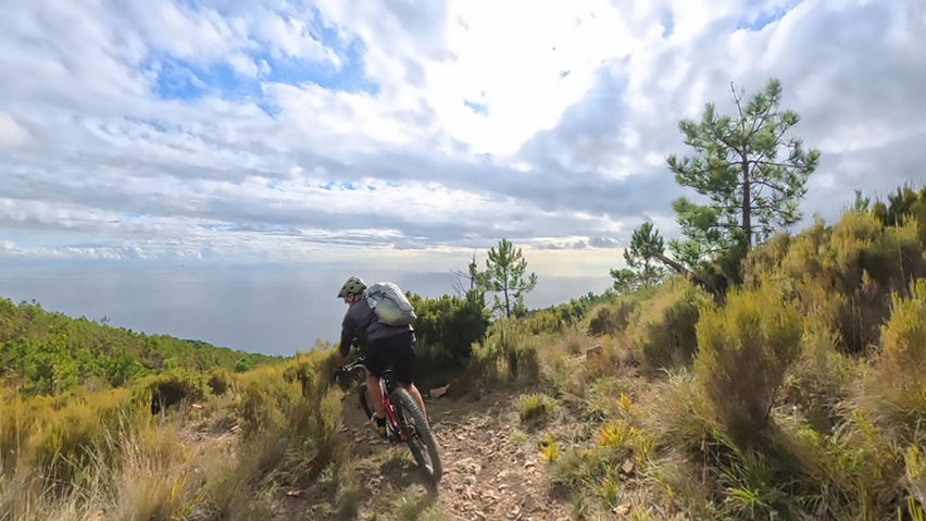 varazze in e-bike con insta360 x4 air - 06