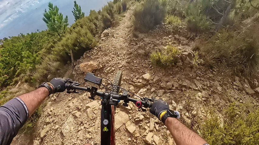 varazze in e-bike con insta360 x4 air - 07