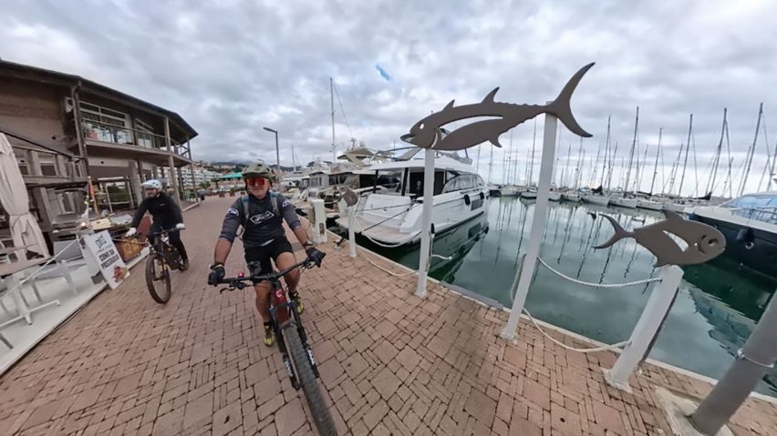 varazze in e-bike con insta360 x4 air - 10