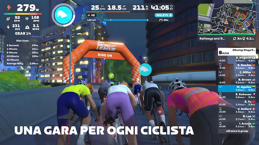 migliori app per il ciclismo - zwift 01