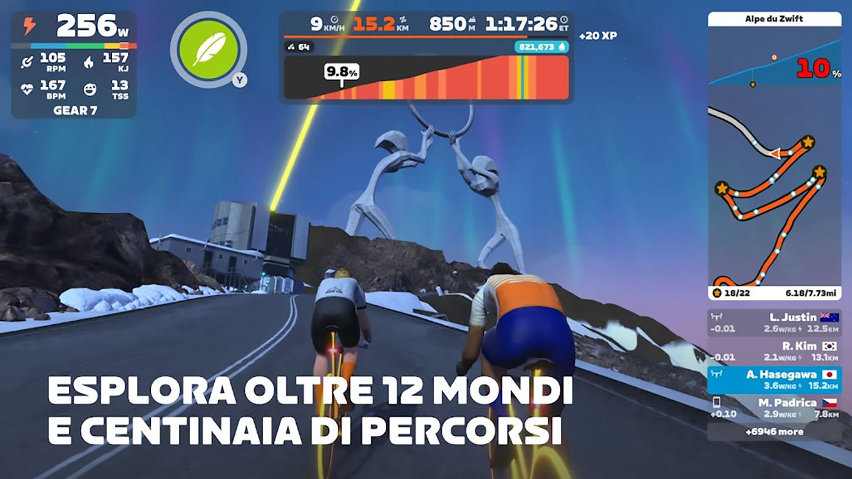 migliori app per il ciclismo - zwift 02