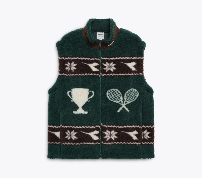 diadora Reversible Polar Fleece vest