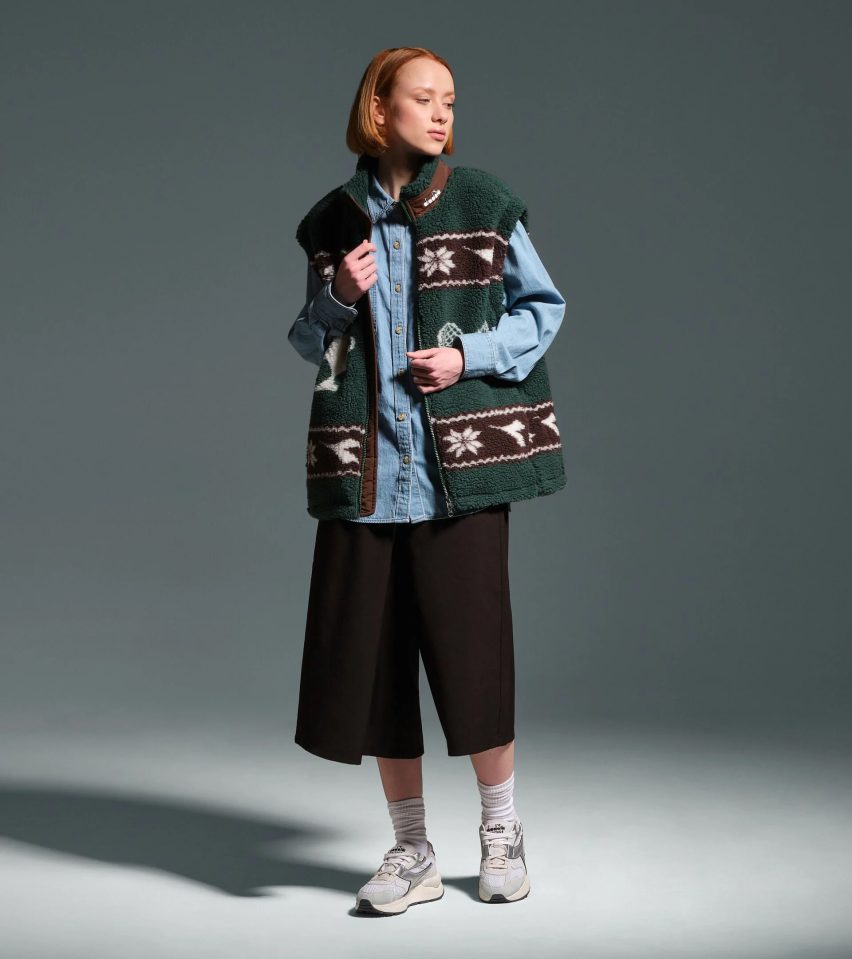 diadora Reversible Polar Fleece vest