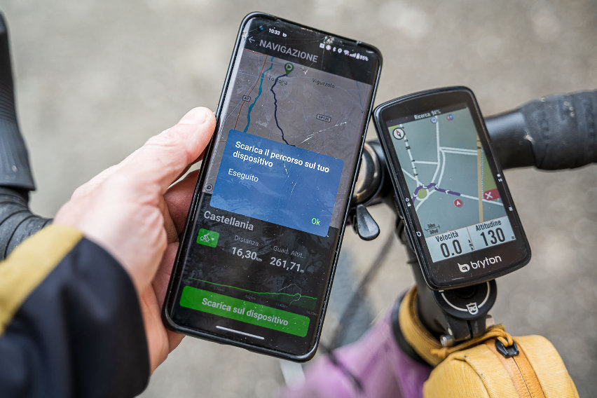 bryton rider s810 test ciclocomputer gps - percorsi 02