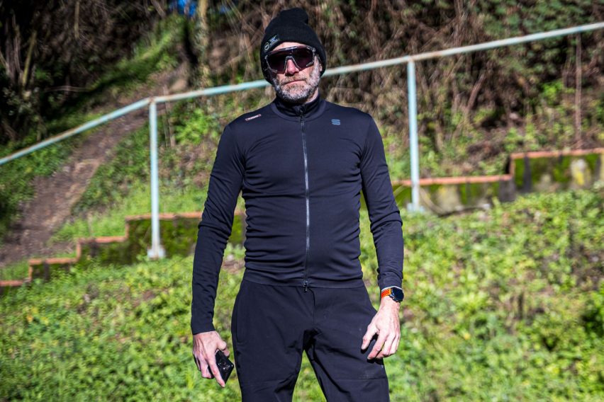 sportful fiandre shift - test giacca invernale bici - fronte