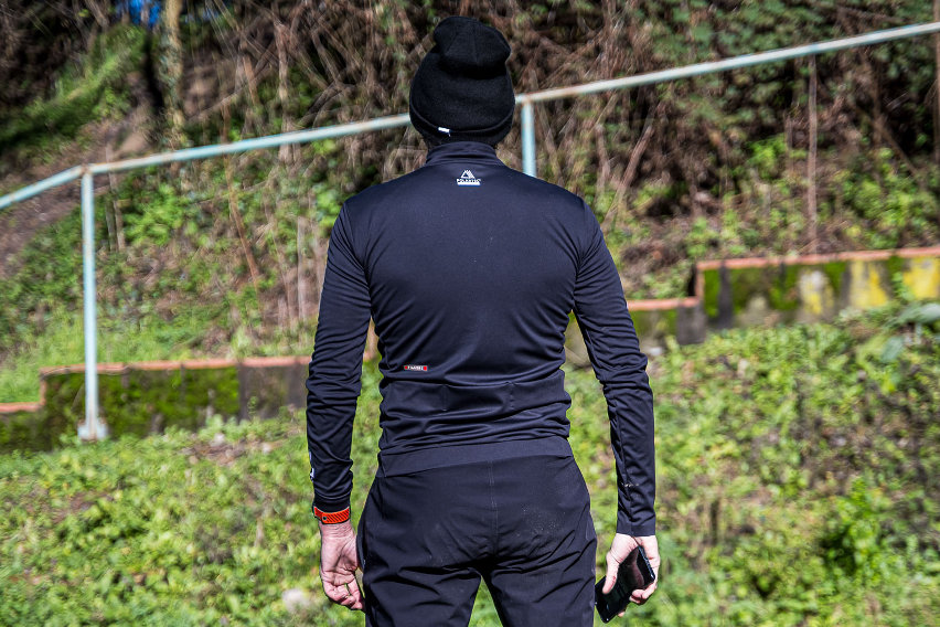 sportful fiandre shift - test giacca invernale bici - retro