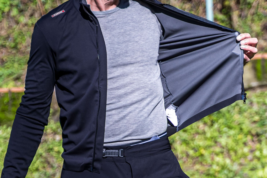 sportful fiandre shift - test giacca invernale bici - interno 02