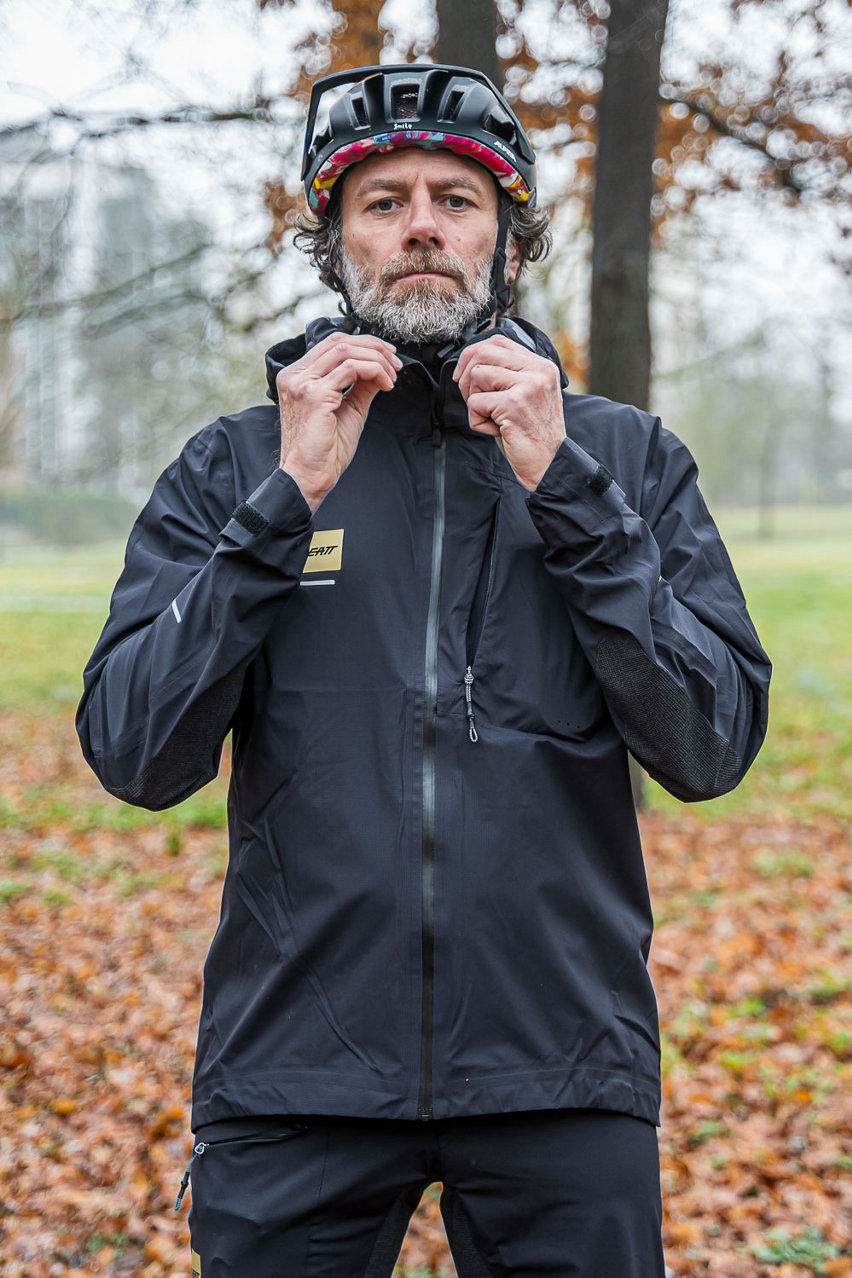 Leatt HydraDri 6.0 - giacca mtb impermeabile - zip chiusa