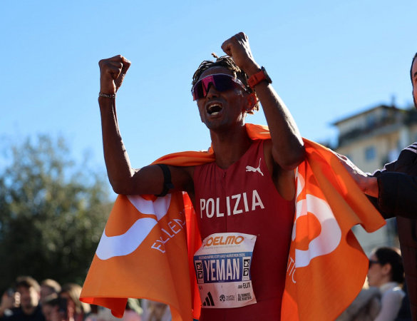 Yeman Crippa record italiano alla Coelmo Napoli City Half Marathon